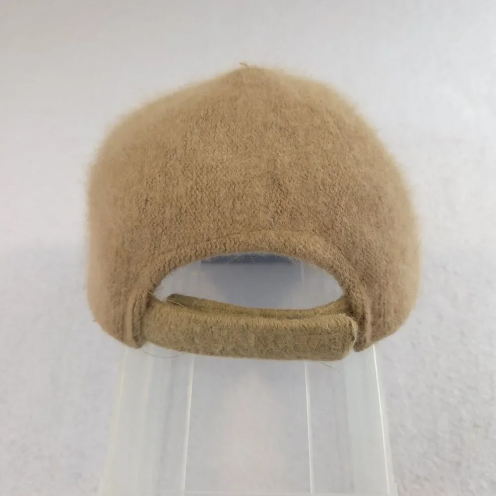 Vintage Y2K Baby Phat Hat Fuzzy Cat Logo Tan Hip Hop 00s Rare